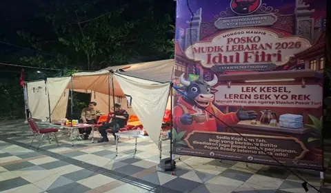 PDIP Surabaya Hadirkan Posko Mudik Gratis Beserta Layanan Kesehatan Di Pasar Turi